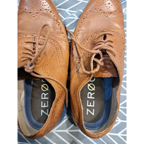 Cole Haan Men\'s Zerogrand Wing OX Oxford, british tan leather/java, 10 Med US